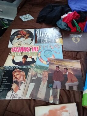 Vintage Vinyl Record Lot – Assorted Artists in Colorful Covers